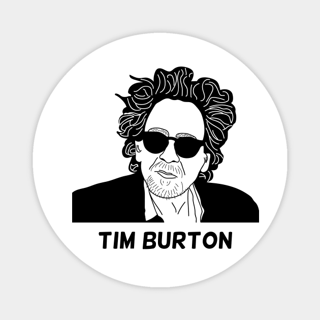 Tim Burton Magnet by 8mmattire